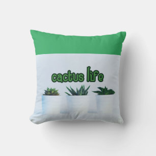 Kakteen Life Potted Succulents Kissen