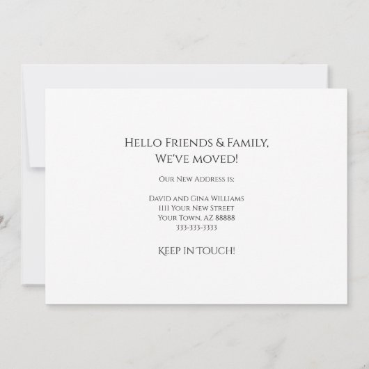 Kakteen mit prickelnder Birne Wir haben uns einfac Ankündigung (Rückseite)