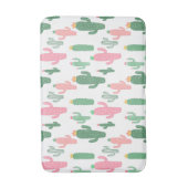 Kakteen Muster Kinderbadezimmer Badematte (Vorderseite Vertikal)