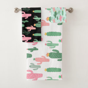 Kakteen Musterkinder Badehandtuch Badhandtuch Set