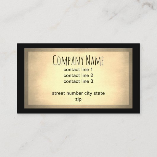 Kakteen Natur Pflanze schwarz und Sepia Visitenkarte (Rückseite)