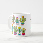 Kakteen, niedliche kaffeetasse (Vorderseite Links)