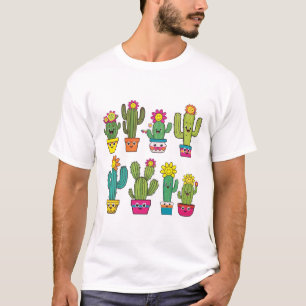 Kakteen, niedliche T-Shirt