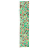 Kakteen Pflanze Grüner Kakteen Garden Kurzer Tischläufer (Vorderseite)