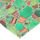 Kakteen Pflanze Grüner Kakteen Garden Kurzer Tischläufer (Ecke)