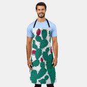 Kakteen Pflanze, Vintages, nahtloses Muster. Schürze (Getragen)