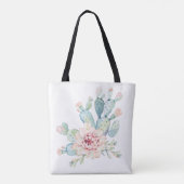 Kakteen Pick Print Tasche (Rückseite)