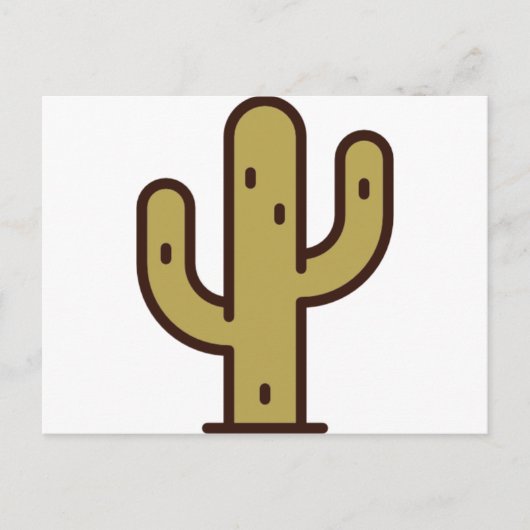 Kakteen Postkarte (Vorderseite)