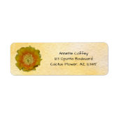 Kakteen, prickly pear, Blume / Gelb & Orange / (Vorne)