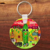 Kakteen Schlüsselanhänger (Vorderseite)