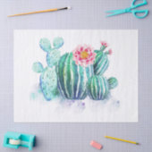 Kakteen Seidenpapier (Basteln)