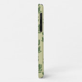 Kakteen-Silhouette in Tassen und Töpfen Case-Mate iPhone Hülle (Hinten/Links)