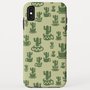 Kakteen-Silhouette in Tassen und Töpfen Case-Mate iPhone Hülle