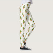 Kakteen & Succulent Polk Dot Muster 3 Leggings (Rechts)