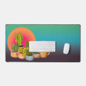 Kakteen & Succulents Desk Mat Schreibtischunterlage (Tastatur & Maus)