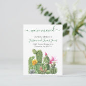 Kakteen sukkulent blühend ankündigung (Stehend Vorderseite)