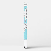 Kakteen, Sukkulent: von Hand gezeichnet nahtloses Case-Mate iPhone Hülle (Rückseite / Links)