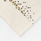 Kakteen Sukkulente: Vintage Wüstenflora. Fleecedecke (Ecke)