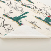 Kakteen Sukkulente: Vintage Wüstenflora. Sherpadecke (3/4)