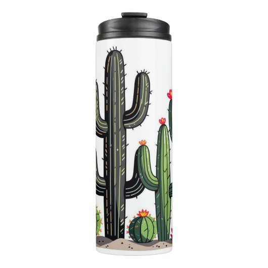Kakteen Thermosbecher (Vorderseite)