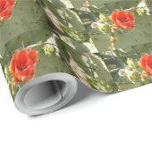 Kakteen Tough and Beautiful matte Geschenkpapier (Rolleneckpunkt)