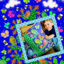 Kakteen Tree with Owls and Birds