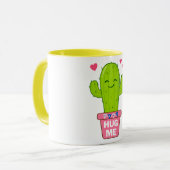 Kakteen, umarme mich tasse (Vorderseite Links)