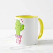 Kakteen, umarme mich tasse (VorderseiteRechts)