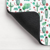 Kakteen und Ladybug-Muster - Mousepad (Ecke)