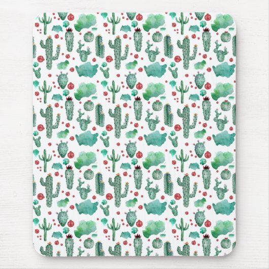 Kakteen und Ladybug-Muster - Mousepad (Vorne)