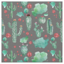 Kakteen und Ladybug-Muster - schwarzer Hintergrund