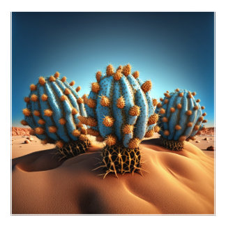 Kakteen und Palmen in Harmonie. Foto