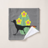 Kakteen und Roadrunners Badhandtuch Set (Waschlappen)
