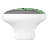 Kakteen und Roadrunners Keramikknauf (Seitenansicht)