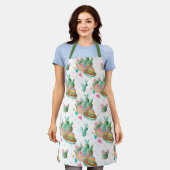 Kakteen und Sombreros in allen Mustern Schürze (Getragen)