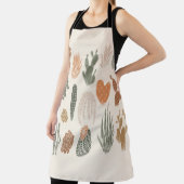 Kakteen und sukkulentes nahtloses Muster Schürze (InSitu)