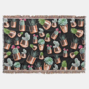 Kakteen und Sukkuline in Rose Decke