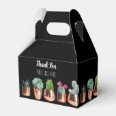 Kakteen und Sukkuline in Rose Geschenkschachtel (Rückseite)