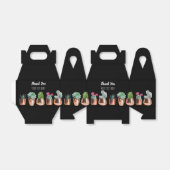 Kakteen und Sukkuline in Rose Geschenkschachtel (Ungefaltet)