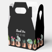 Kakteen und Sukkuline in Rose Geschenkschachtel (Geöffnet)