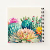 Kakteen und Sukkuline Notizblock (Rückseite)