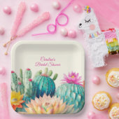 Kakteen und Sukkuline Pappteller (Party)