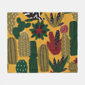 Kakteen und Sukkulturen: Vintag Fleecedecke (Vorderseite (Horizontal))