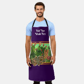 Kakteen- und Sukkulusmuster Schürze (Getragen)