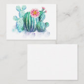 Kakteen Visitenkarte (Vorne/Hinten)