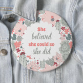 Kakteen, von denen sie glaubte, sie könne es, also button (Beispiel)