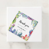 Kakteen Wasserfarbe Babydusche Geschenkanhänger (Beispiel)