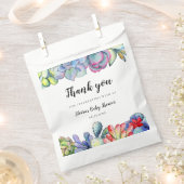 Kakteen Wasserfarbe Babydusche Geschenktütchen (Ausgeschnitten)