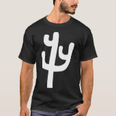 Kakteen - weiß T-Shirt (Vorderseite)