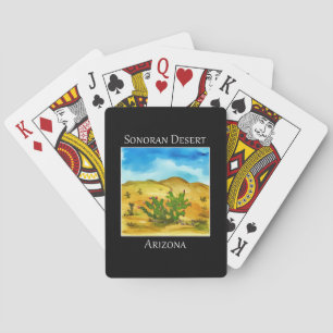 Kakteen, wie in der Sonoran-Wüste zu sehen Spielkarten